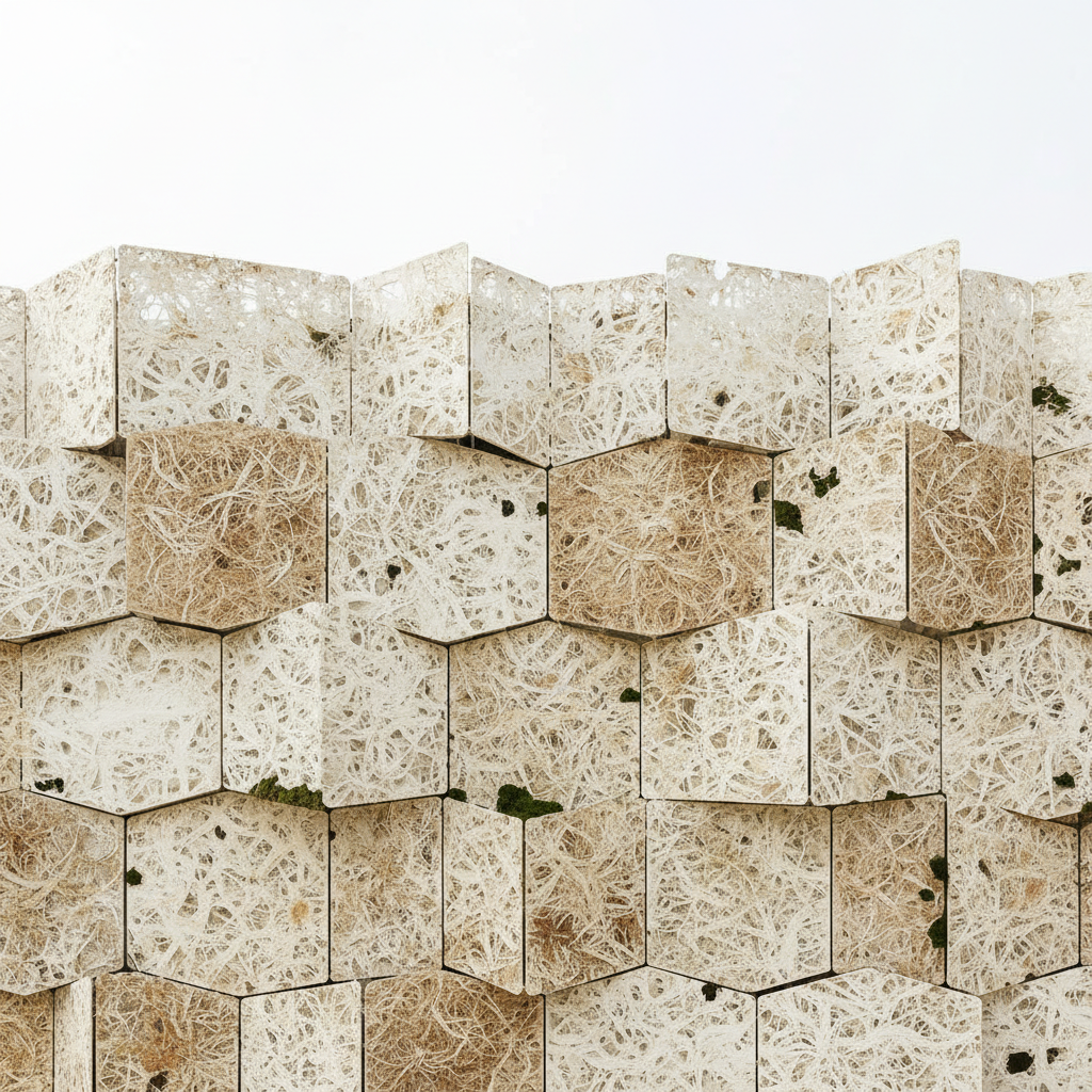 mycelium-bio-composite-panel - پانل ساخته شده از کامپوزیت میسلیوم